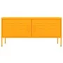 Mueble para TV de acero amarillo mostaza 105x35x50 cm de vidaXL, Muebles TV - Ref: Foro24-336227, Precio: 157,00 €, Descuento: %