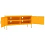Mueble para TV de acero amarillo mostaza 105x35x50 cm de vidaXL, Muebles TV - Ref: Foro24-336227, Precio: 157,00 €, Descuento: %