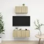 Juego de muebles de salón 2 piezas roble Sonoma de vidaXL, Muebles TV - Ref: Foro24-3079015, Precio: 74,15 €, Descuento: %
