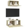 Juego de muebles de salón 2 piezas roble Sonoma de vidaXL, Muebles TV - Ref: Foro24-3079015, Precio: 74,15 €, Descuento: %
