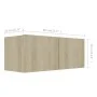 Juego de muebles de salón 2 piezas roble Sonoma de vidaXL, Muebles TV - Ref: Foro24-3079015, Precio: 74,15 €, Descuento: %