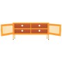 Mueble para TV de acero amarillo mostaza 105x35x50 cm de vidaXL, Muebles TV - Ref: Foro24-336236, Precio: 134,03 €, Descuento: %