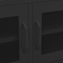 Mueble para TV de acero negro 105x35x50 cm de vidaXL, Muebles TV - Ref: Foro24-336241, Precio: 141,12 €, Descuento: %