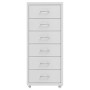 Armario archivador móvil metal gris 28x41x69 cm de vidaXL, Armarios archivadores - Ref: Foro24-335917, Precio: 73,34 €, Descu...