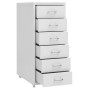 Armario archivador móvil metal gris 28x41x69 cm de vidaXL, Armarios archivadores - Ref: Foro24-335917, Precio: 73,34 €, Descu...