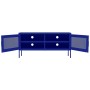 Mueble para TV de acero azul marino 105x35x50 cm de vidaXL, Muebles TV - Ref: Foro24-336235, Precio: 144,40 €, Descuento: %