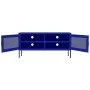 Mueble para TV de acero azul marino 105x35x50 cm de vidaXL, Muebles TV - Ref: Foro24-336235, Precio: 154,89 €, Descuento: %