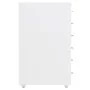 Armario archivador móvil metal blanco 28x41x69 cm de vidaXL, Armarios archivadores - Ref: Foro24-335916, Precio: 103,06 €, De...