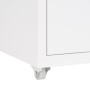 Armario archivador móvil metal blanco 28x41x69 cm de vidaXL, Armarios archivadores - Ref: Foro24-335916, Precio: 78,43 €, Des...