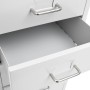 Armario archivador móvil metal gris 28x41x109 cm de vidaXL, Armarios archivadores - Ref: Foro24-335921, Precio: 151,88 €, Des...