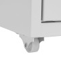 Armario archivador móvil metal gris 28x41x109 cm de vidaXL, Armarios archivadores - Ref: Foro24-335921, Precio: 151,88 €, Des...