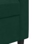 Juego de sofás con cojines 2 piezas terciopelo verde oscuro en Sofás | Comprar online en Foru.es