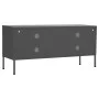 Mueble para TV de acero gris antracita 105x35x50 cm de vidaXL, Muebles TV - Ref: Foro24-336240, Precio: 134,09 €, Descuento: %