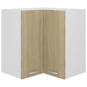 Armario colgante esquina madera de ingeniería roble 57x57x60 cm de vidaXL, Armarios de cocina - Ref: Foro24-806393, Precio: 8...
