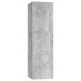 Set muebles de salón TV 4 pzas madera ingeniería gris hormigón de vidaXL, Muebles TV - Ref: Foro24-3079096, Precio: 177,51 €,...