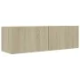 Muebles de pared de TV 8 pzas aglomerado color roble Sonoma de vidaXL, Muebles TV - Ref: Foro24-3079007, Precio: 272,78 €, De...