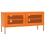 Mueble para TV de acero naranja 105x35x50 cm de vidaXL, Muebles TV - Ref: Foro24-336237, Precio: 160,03 €, Descuento: %