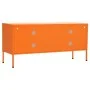 Mueble para TV de acero naranja 105x35x50 cm de vidaXL, Muebles TV - Ref: Foro24-336237, Precio: 160,03 €, Descuento: %