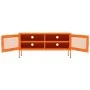 Mueble para TV de acero naranja 105x35x50 cm de vidaXL, Muebles TV - Ref: Foro24-336237, Precio: 160,03 €, Descuento: %