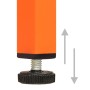 Mueble para TV de acero naranja 105x35x50 cm de vidaXL, Muebles TV - Ref: Foro24-336237, Precio: 153,83 €, Descuento: %