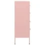Pink steel drawer cabinet 80x35x101.5 cm by vidaXL, Drawers - Ref: Foro24-336202, Price: 177,10 €, Discount: %