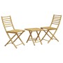 Juego de mesa y sillas de jardín 3 piezas bambú en Conjuntos de jardín | Comprar online en Foru.es