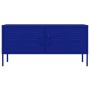 Mueble para TV de acero azul marino 105x35x50 cm de vidaXL, Muebles TV - Ref: Foro24-336226, Precio: 157,07 €, Descuento: %