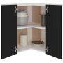 Armario colgante esquina madera de ingeniería negro 57x57x60 cm de vidaXL, Armarios de cocina - Ref: Foro24-806391, Precio: 7...