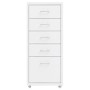 Armario archivador móvil metal blanco 28x41x69 cm de vidaXL, Armarios archivadores - Ref: Foro24-335913, Precio: 81,00 €, Des...