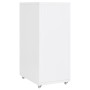 Armario archivador móvil metal blanco 28x41x69 cm de vidaXL, Armarios archivadores - Ref: Foro24-335913, Precio: 81,00 €, Des...