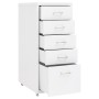 Armario archivador móvil metal blanco 28x41x69 cm de vidaXL, Armarios archivadores - Ref: Foro24-335913, Precio: 81,00 €, Des...