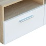 Mueble de TV 2 pzs madera ingeniería roble y blanco 95x35x36 cm en Muebles TV | Comprar online en Foru.es