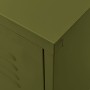 Mueble para TV de acero verde oliva 105x35x50 cm de vidaXL, Muebles TV - Ref: Foro24-336225, Precio: 139,80 €, Descuento: %