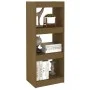 Estantería/divisor de espacios pino macizo miel 40x30x103,5cm de vidaXL, Librerías y estanterías - Ref: Foro24-808141, Precio...
