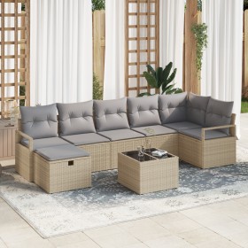 Comprar Juego de sofá de jardín de 8 piezas con