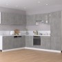 Armario colgante esquina madera de ingeniería gris hormigón de vidaXL, Armarios de cocina - Ref: Foro24-806394, Precio: 87,71...