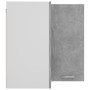 Armario colgante esquina madera de ingeniería gris hormigón de vidaXL, Armarios de cocina - Ref: Foro24-806394, Precio: 87,71...