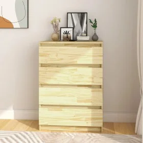Mueble auxiliar madera maciza de pino 60x36x84 cm de vidaXL, Aparadores - Ref: Foro24-808103, Precio: 104,89 €, Descuento: %