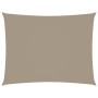 Toldo de vela rectangular tela Oxford gris taupe 2,5x3,5 m en Sombrillas | Comprar online en Foru.es