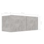 Set muebles de salón TV 8 pzas madera ingeniería gris hormigón de vidaXL, Muebles TV - Ref: Foro24-3079143, Precio: 249,27 €,...