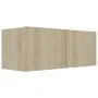 Set de muebles para TV 8 pzas madera contrachapada roble Sonoma de vidaXL, Muebles TV - Ref: Foro24-3079038, Precio: 279,04 €...