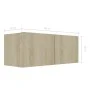 Set de muebles para TV 8 pzas madera contrachapada roble Sonoma de vidaXL, Muebles TV - Ref: Foro24-3079038, Precio: 279,04 €...