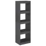Estantería/divisor de espacios pino macizo gris 40x30x135,5cm de vidaXL, Librerías y estanterías - Ref: Foro24-808145, Precio...