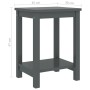 Mesitas de noche madera maciza de pino gris oscuro 35x30x47 cm de vidaXL, Mesitas de noche - Ref: Foro24-322214, Precio: 38,9...