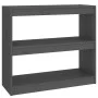 Estantería/divisor de espacios madera pino gris 80x30x71,5 cm de vidaXL, Librerías y estanterías - Ref: Foro24-808185, Precio...