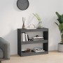 Estantería/divisor de espacios madera pino gris 80x30x71,5 cm de vidaXL, Librerías y estanterías - Ref: Foro24-808185, Precio...