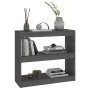 Estantería/divisor de espacios madera pino gris 80x30x71,5 cm de vidaXL, Librerías y estanterías - Ref: Foro24-808185, Precio...