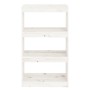 Estantería/divisor de espacios madera pino blanco 60x30x103,5cm de vidaXL, Librerías y estanterías - Ref: Foro24-808164, Prec...