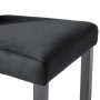 Silla de comedor 6 unidades terciopelo negro en Sillas de comedor | Comprar online en Foru.es