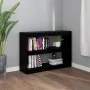 Estantería/divisor de espacios madera pino negro 100x30x71,5 cm de vidaXL, Librerías y estanterías - Ref: Foro24-808212, Prec...